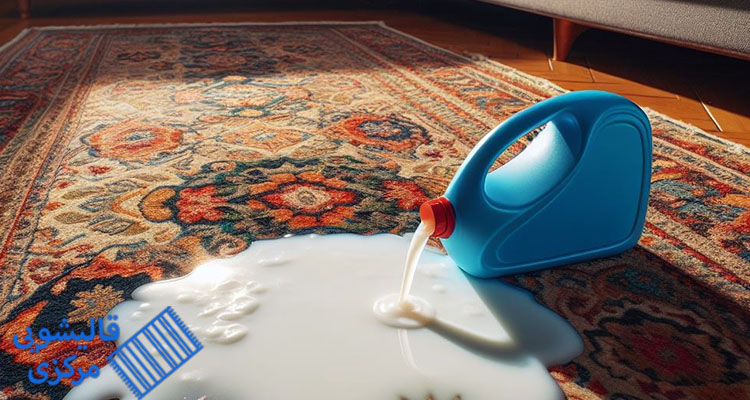 انتخاب محصولات مناسب برای تمیز کردن وایتکس از روی فرش